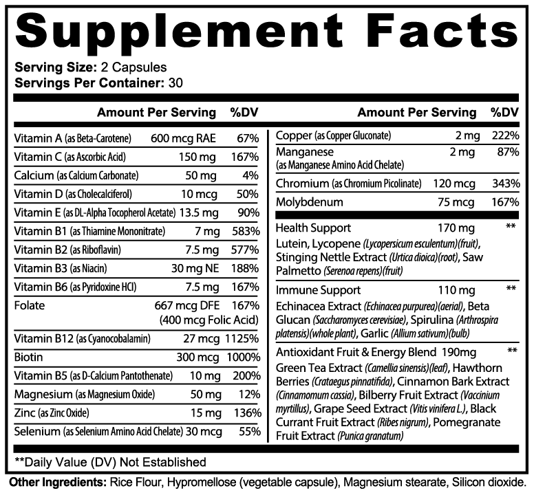 Performer’s Complete Multivitamin